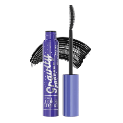 RIMEL PARA PESTAÑAS VOLUMEN EFECTO ABANICO NEGRO GRAVITY FREE COLOR TREND AVON1