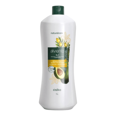 SHAMPOO 3 EN 1 REPARACION Y NUTRICION INTENSA ALVIENTO NATURALCARE 1 LITRO1