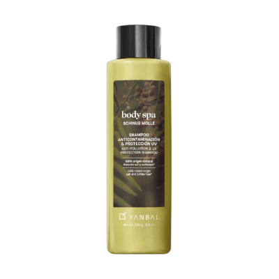 SHAMPOO ANTICONTAMINACION Y PROTECCION UV SCHINUS MOLLE BODY SPA 250 GR1