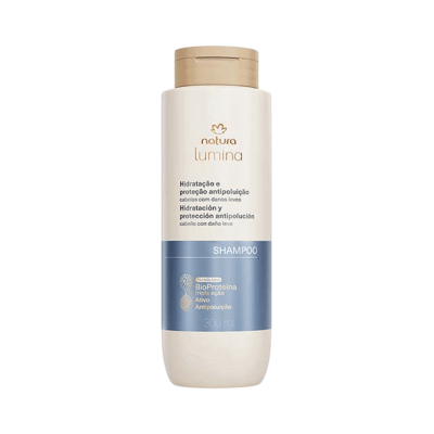 SHAMPOO CABELLO LISO O ALISADO LUMINA 300 ML1