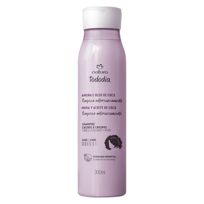 SHAMPOO CABELLO RIZADO Y AFRO MORA Y ACEITE DE COCO TODODIA 300 ML1
