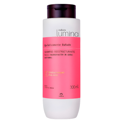 SHAMPOO DE CABELLO QUIMICAMENTE DAÑADO LUMINA 300 ML1