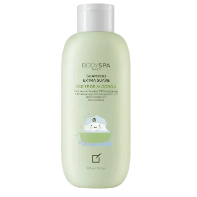 SHAMPOO EXTRA SUAVE ALGODON BODY SPA BABY 350 GR1