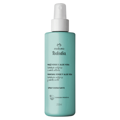 SPRAY HIDRATANTE ANTIFRIZZ MANZANA VERDE Y ALOE VERA TODODIA 200 ML1