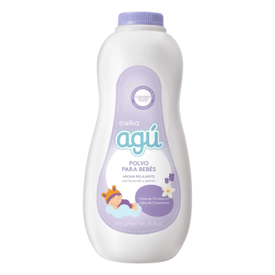TALCO AGU RELAJANTE CON LAVANDA Y JAZMIN 500 GR1
