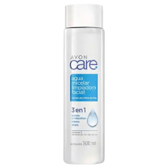 AGUA MICELAR LIMPIADORA FACIAL 3 EN 1 AVON CARE 300 ML
