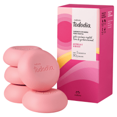 CAJA DE JABONES ACEROLA E HIBISCO 5 UND TODODIA