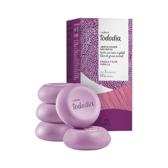 CAJA DE JABONES CIRUELA Y FLOR DE VAINILLA 5 UND