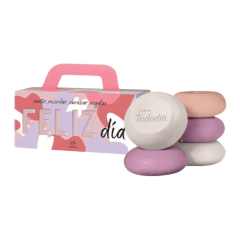 CAJA DE JABONES FELIZ DIA 5 UND