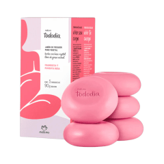 CAJA DE JABONES FRAMBUESA Y PIMIENTA ROSA 5 UND