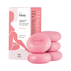 CAJA DE JABONES FRUTAS ROJAS 5 UND