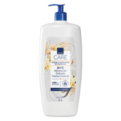 CREMA CORPORAL AVENA Y EXTRACTON DE VAINILLA  AVON CARE 1 L