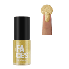ESMALTE GLITTER DORADO FACES NATURA