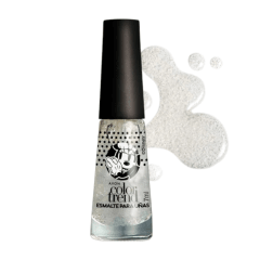 ESMALTE PARA UÑAS EFECTO CONFETI POLKA BLANCO COLOR TREND AVON