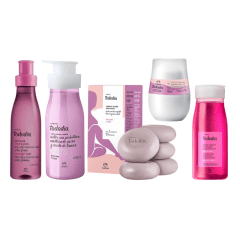 KIT AVELLANA Y CASIS TODODIA BODY + CREMA CORP + JABONES + DEO ROLL ON + JABON GEL