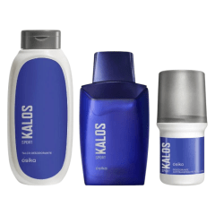 KIT KALOS SPORT PERFUME + TALCO + DESODORANTE