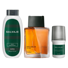KIT SALVAJE PERFUME + TALCO + DESODORANTE