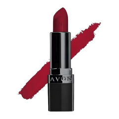 LABIAL EN BARRA ULTRA MATTE RED SUPREME AVON