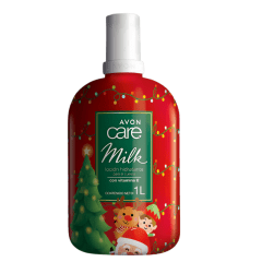 CREMA CORPORAL AVON CARE MILK NAVIDAD 1 LITRO
