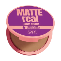 POLVO COMPACTO FACIAL MEDIO APA MATTE REAL COLOR TREND AVON