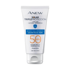 PROTECTOR FACIAL MATE CON ACIDO HIALURONICO ANEW SOLAR 50 ML