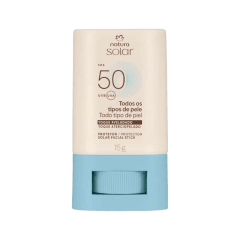 PROTECTOR SOLAR FACIAL STICK TODO TIPO DE PIEL 50 FPS SOLAR NATURA 15 G