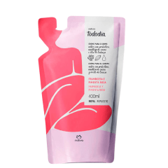 REPUESTO CREMA CORPORAL FRAMBUESA Y PIMIENTA ROSA TODODIA 400 ML