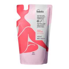 REPUESTO CREMA CORPORAL FRUTAS ROJAS TODODIA 400 ML
