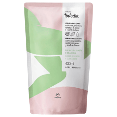 REPUESTO CREMA CORPORAL HOJAS DE LIMON Y GUANABANA 400 ML