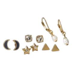 SET ARETES COSMO BLUE 5 PARES YANBAL