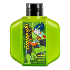 SHAMPOO 2 EN 1 PARA NIÑOS COMANDO FORCE 300 ML