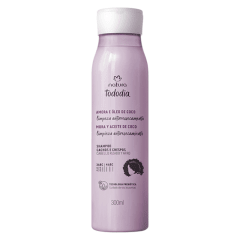 SHAMPOO CABELLO RIZADO Y AFRO MORA Y ACEITE DE COCO TODODIA 300 ML