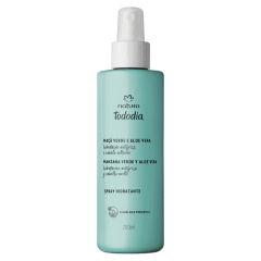 SPRAY HIDRATANTE ANTIFRIZZ MANZANA VERDE Y ALOE VERA TODODIA 200 ML