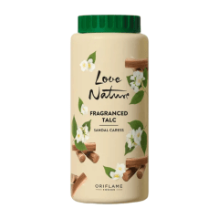 TALCO CORPORAL SANDALO JAZMIN LOVE NATURE ORIFLAME 100 GR