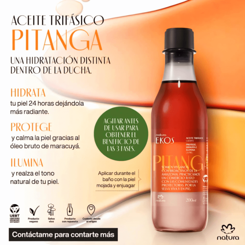 ACEITE TRIFASICO PITANGA EKOS 200 ML3
