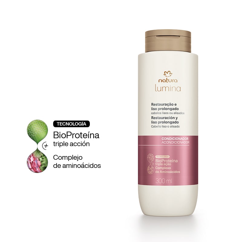 ACONDICIONADOR RESTAURACION Y LISO PROLONGADO LUMINA 300 ML2