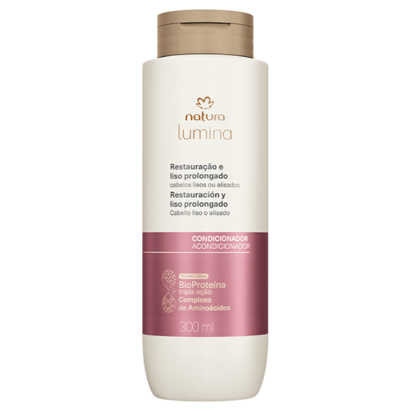 ACONDICIONADOR RESTAURACION Y LISO PROLONGADO LUMINA 300 ML 0