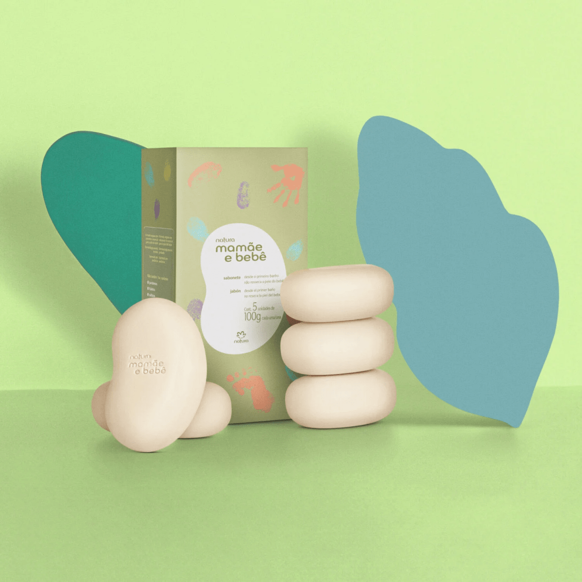 CAJA DE JABONES BEBE MAMA Y BEBE 5 UND2