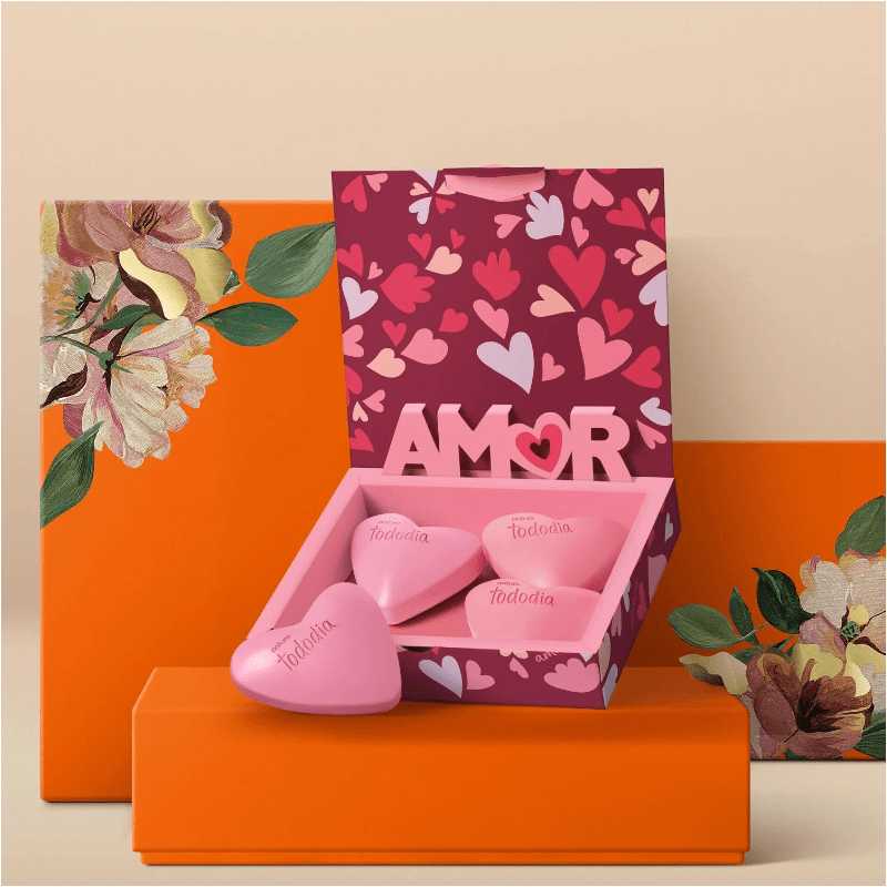 CAJA DE JABONES CORAZONES MIXTOS TODODIA 4 UND2