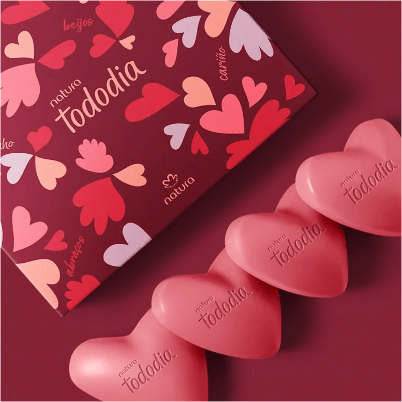 CAJA DE JABONES CORAZONES MIXTOS TODODIA 4 UND3