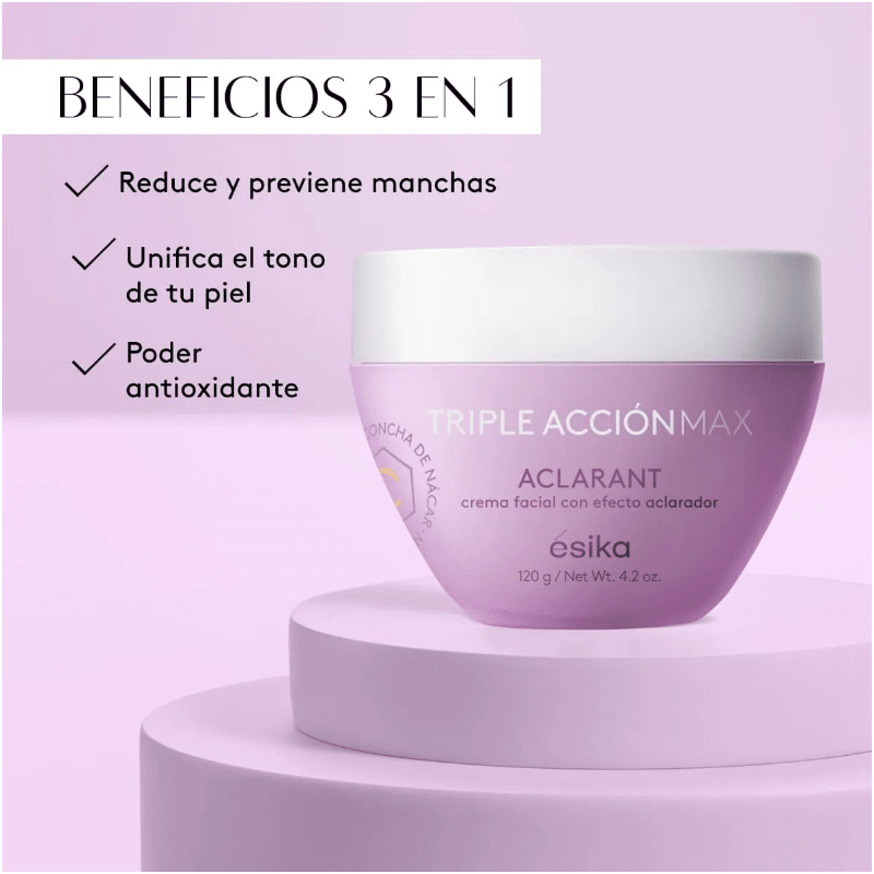 CREMA ACLARANT TRIPLE ACCION MAX 120 G2