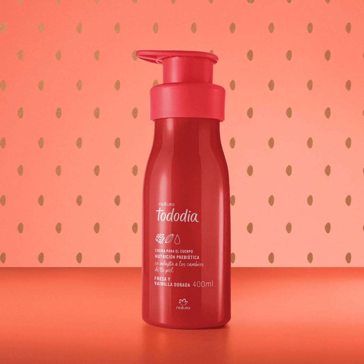CREMA CORPORAL FRESA Y VAINILLA DORADA 400 ML2