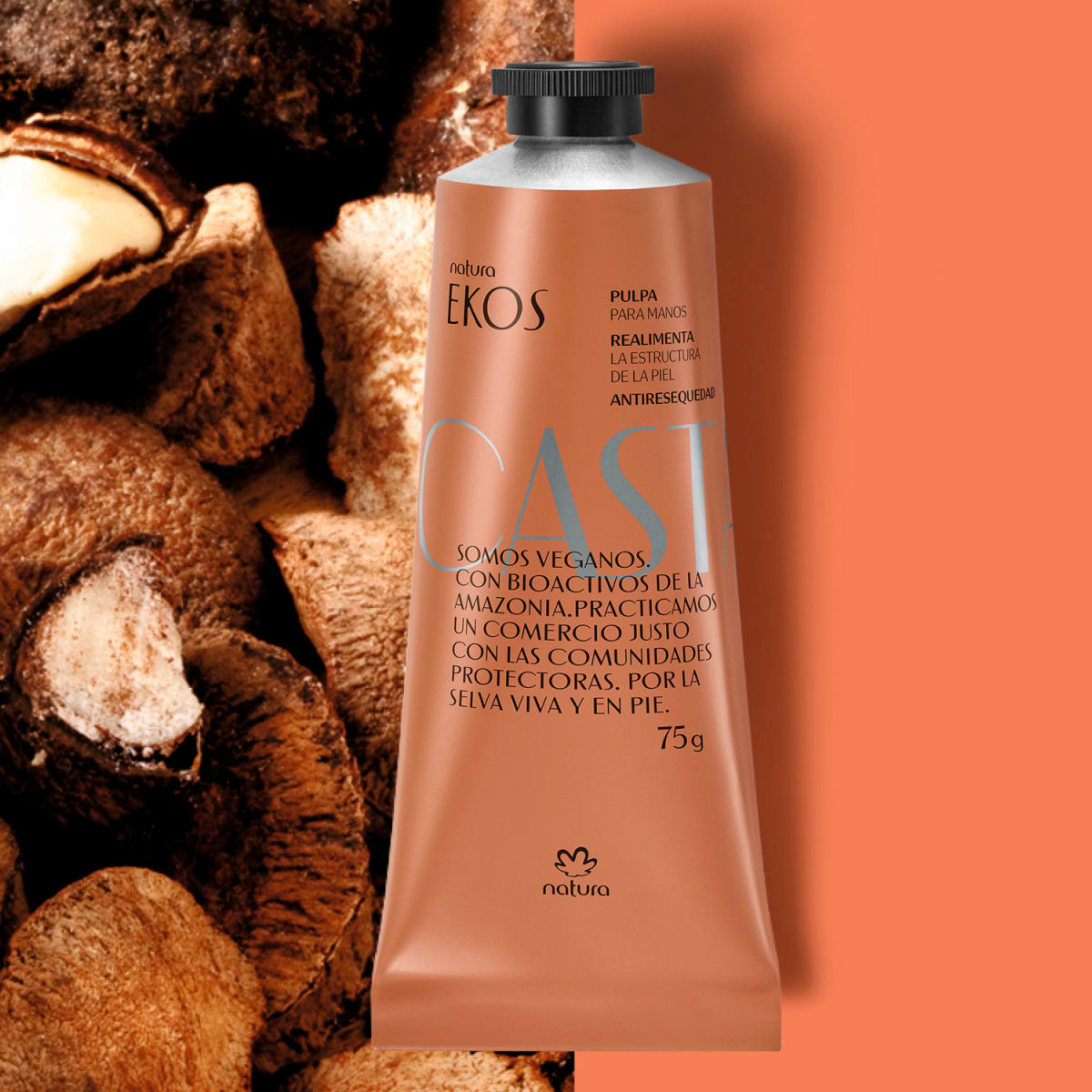 CREMA DE MANOS CASTAÑA EKOS 75 GR2