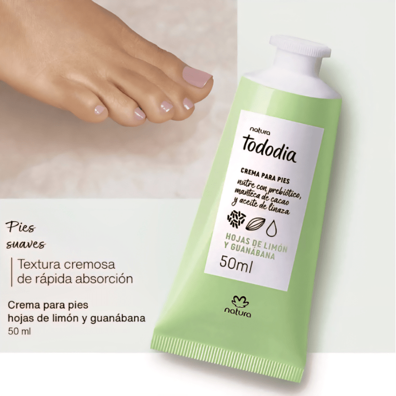 CREMA DE PIES HOJAS DE LIMON Y GUANABANA TODODIA 50 ML5