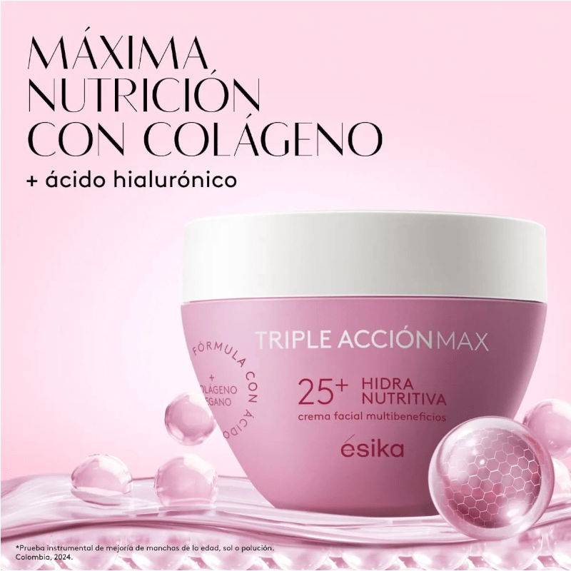 CREMA FACIAL MULTIBENEFICIOS HIDRA NUTRITIVA 25+ ESIKA 120 G2