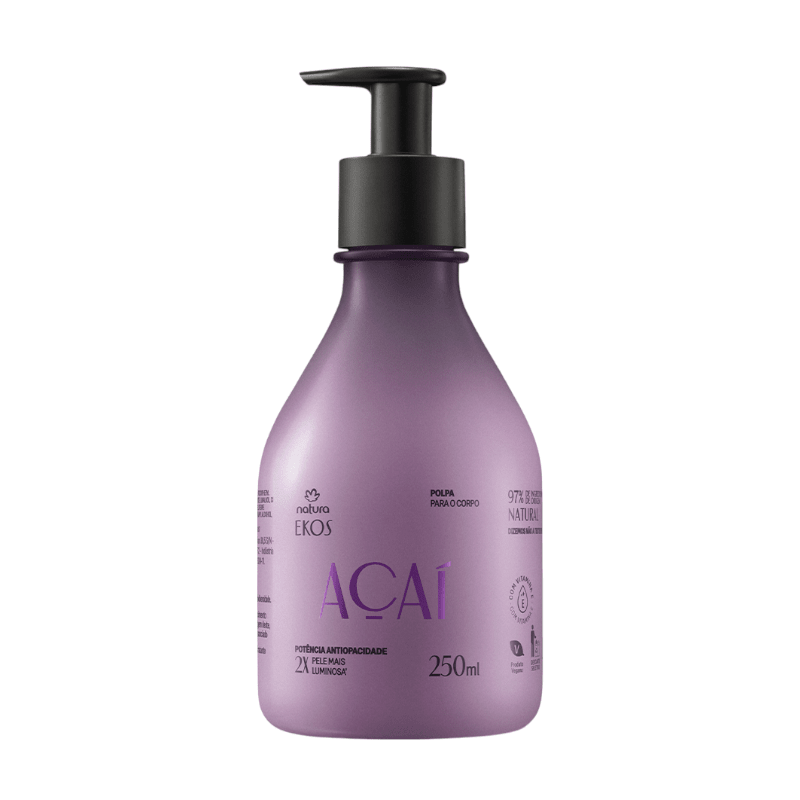 CREMA HIDRATANTE CORPORAL CON BRILLO ACAI EKOS 250 ML 0
