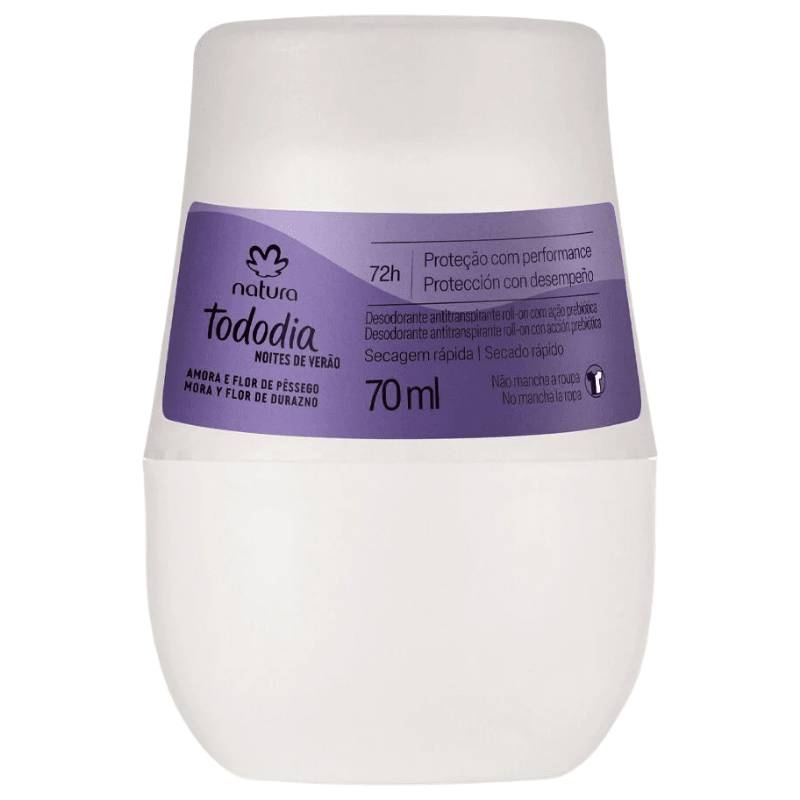 DESODORANTE ROLL ON MORA Y FLOR DE DURAZNO TODODIA 70 ML 0