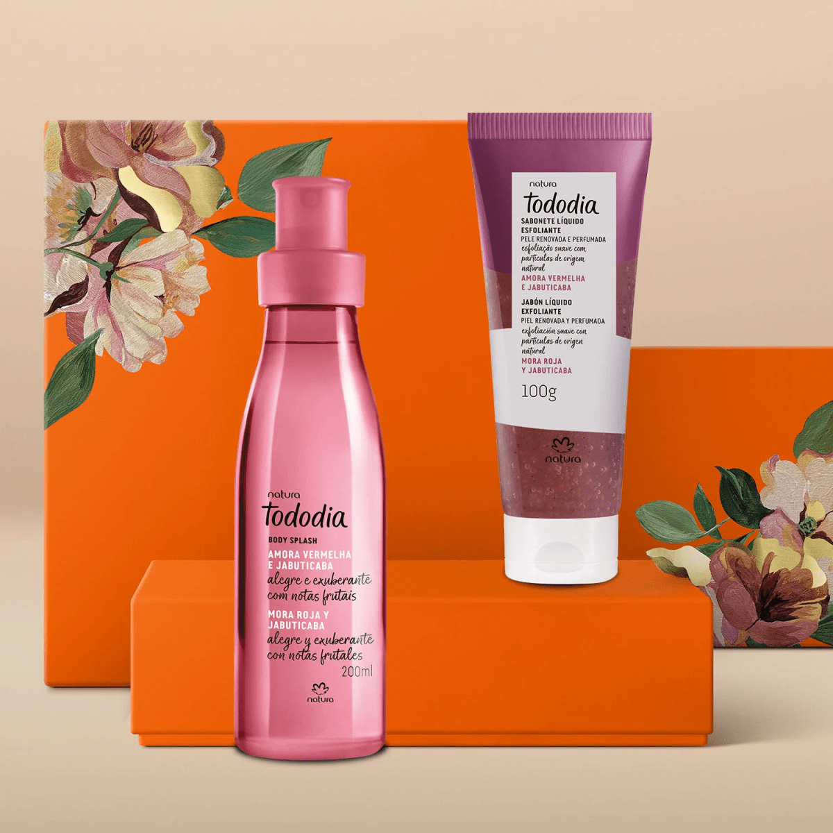 DUO MORA ROJA Y JABUTICABA TODODIA BODY SPLASH + JABON EXFOLIANTE2