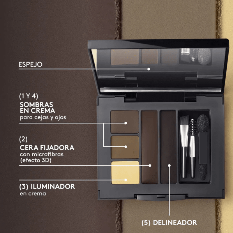 ESTUCHE 4 EN 1 PARA OJOS Y CEJAS 4,7 GR ESIKA 0