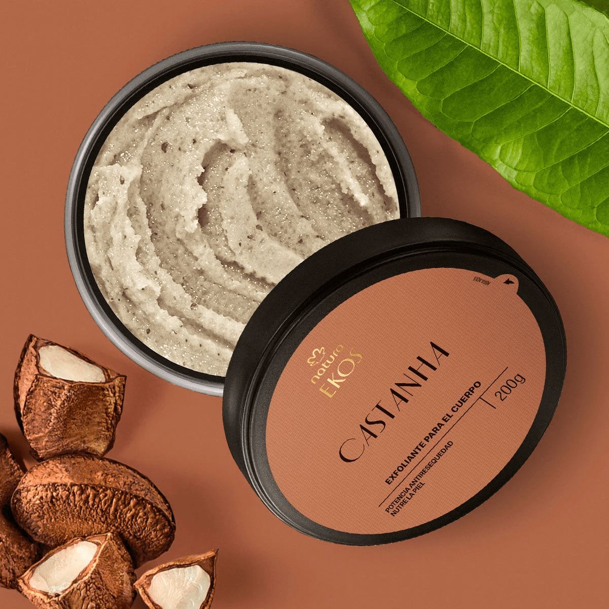 EXFOLIANTE CORPORAL CASTAÑA EKOS 200 G3